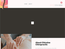 Tablet Screenshot of chicoinechiropractic.com